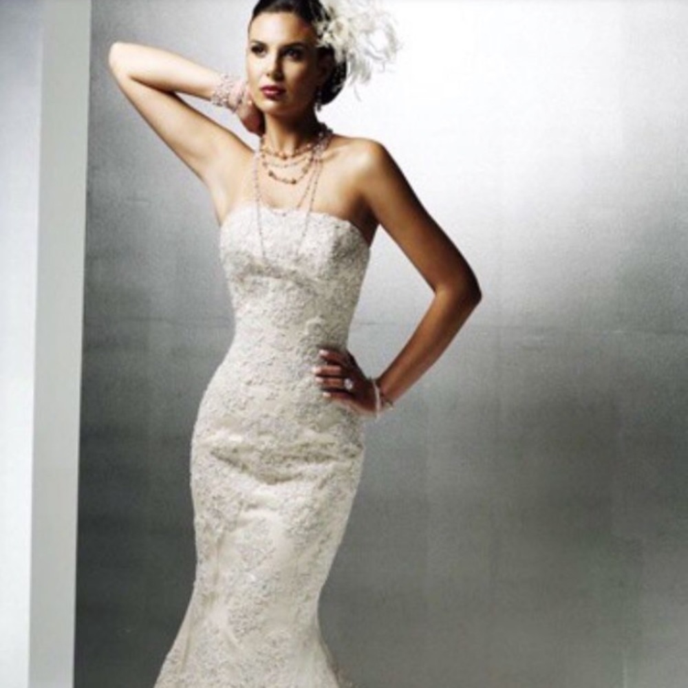 Oleg Cassini collection CT 229 wedding dress